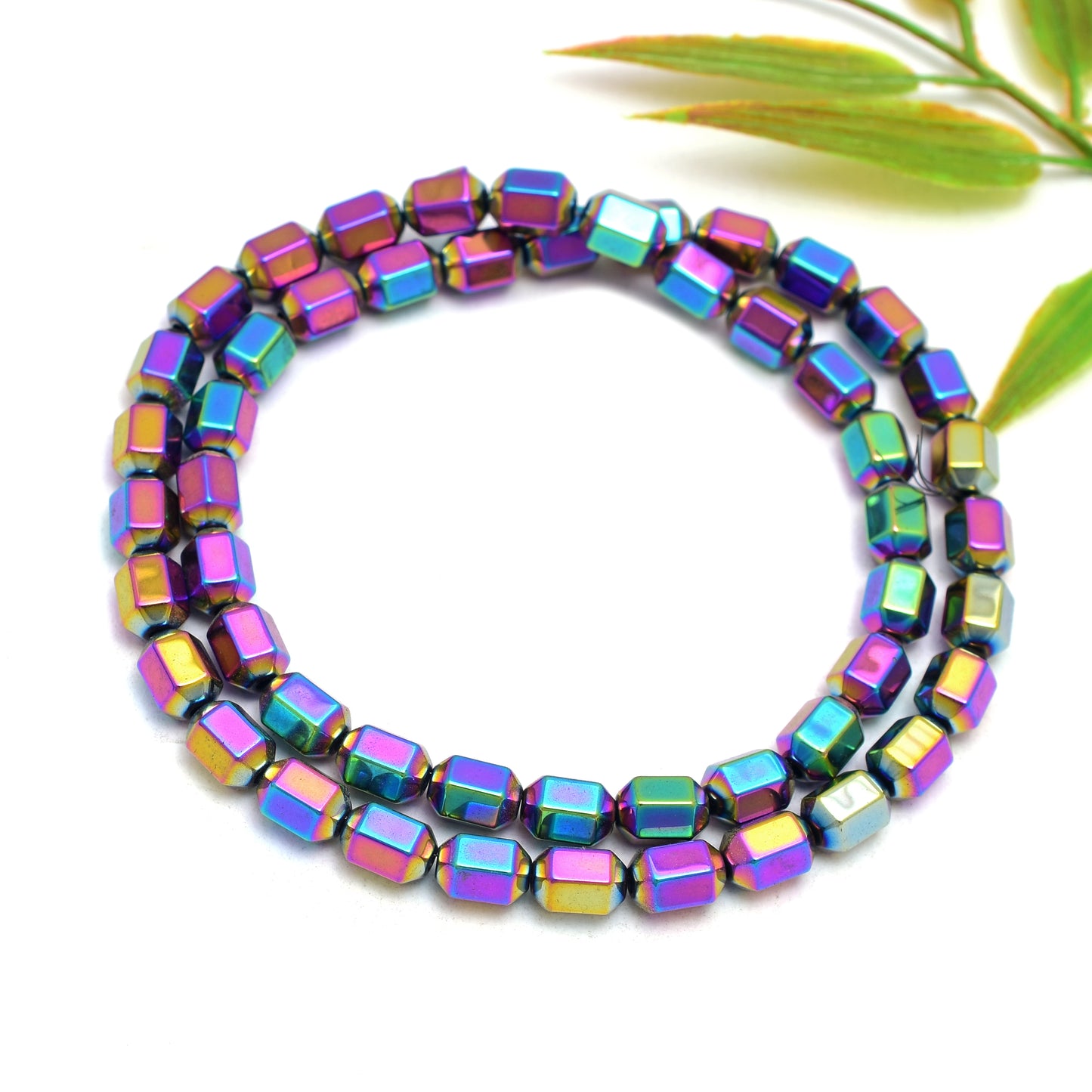 Kamal Gems | Cathedral-Shaped Hematite Beads Strand, 15"