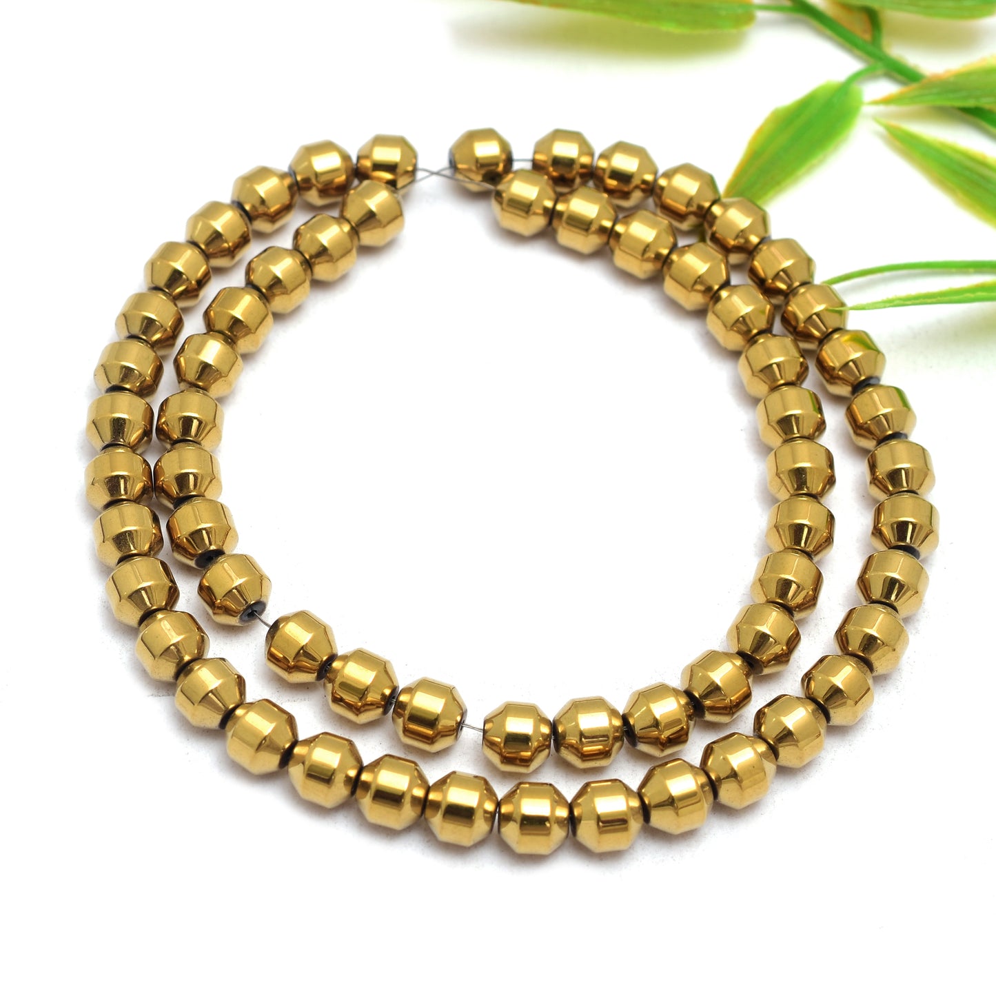 Kamal Gems | Cathedral-Shaped Hematite Beads Strand