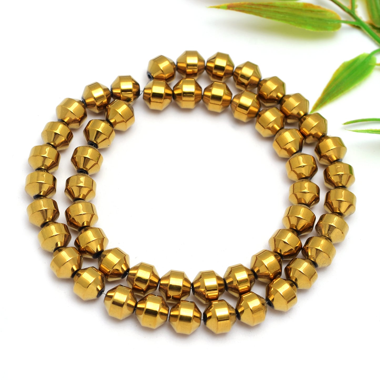 Kamal Gems | Cathedral-Shaped Hematite Beads Strand