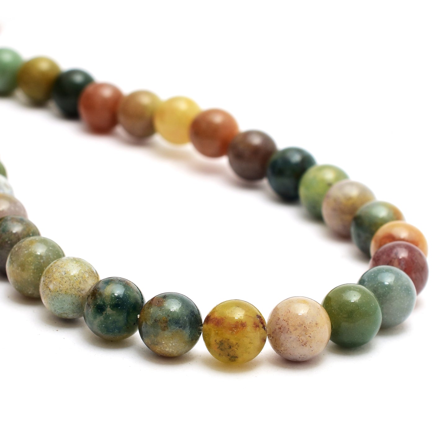 Kamal Gems | Indian Agate Gemstone Beads Strand, 15"