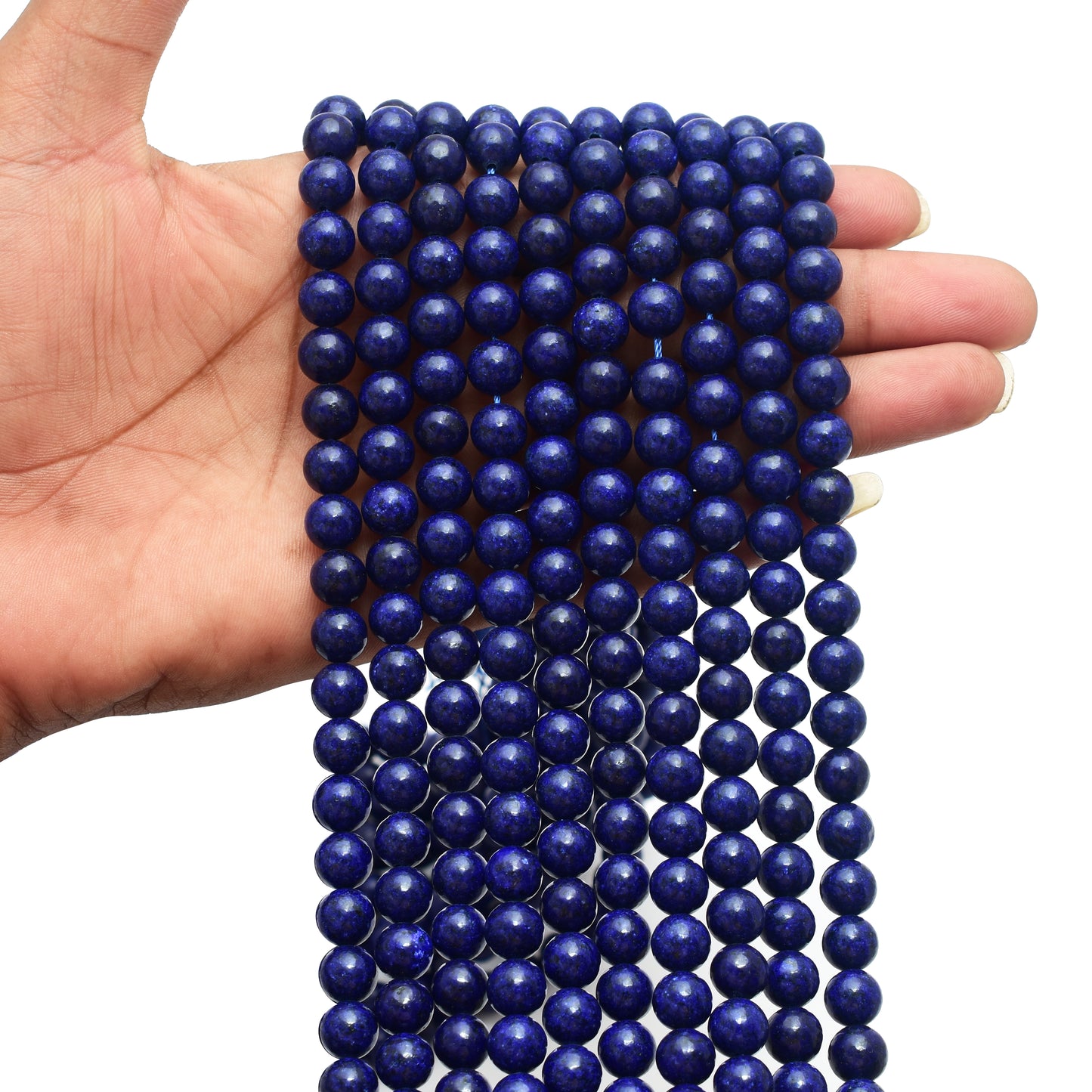 Kamal Gems | Lapis Gemstone Bead Strand, 15"