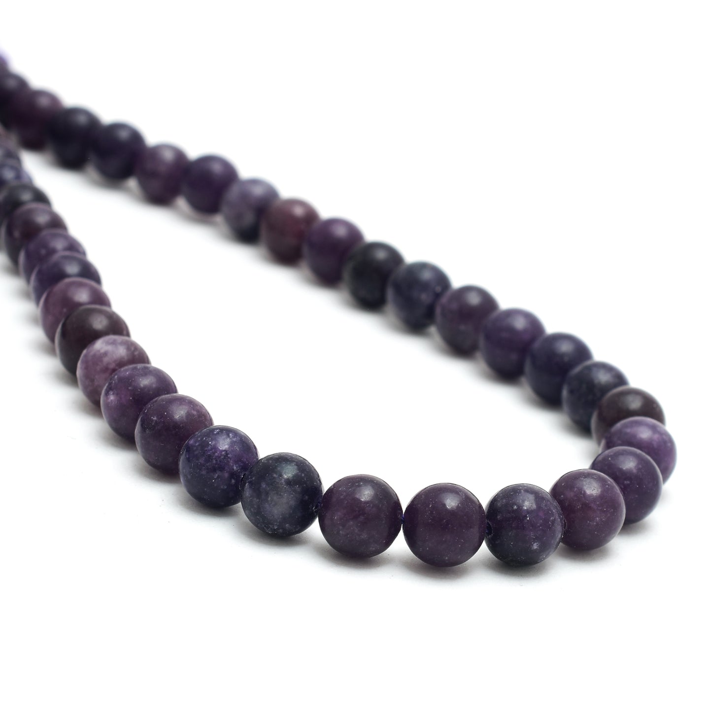 Kamal Gems | Lepidolite Gemstone Beads Strand, 15"