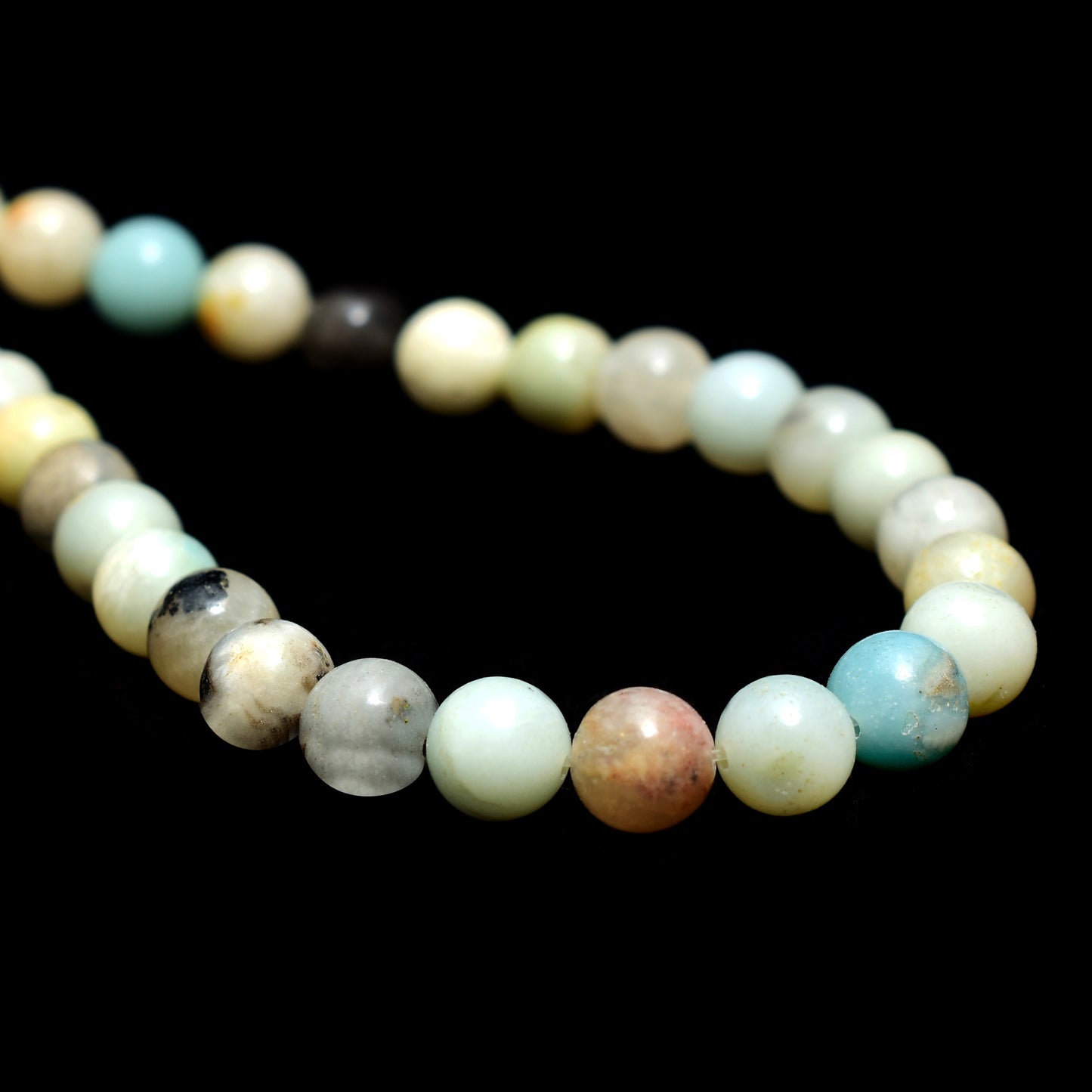 Kamal Gems | Multi Amazonite Gemstone Bead Strand, 15"