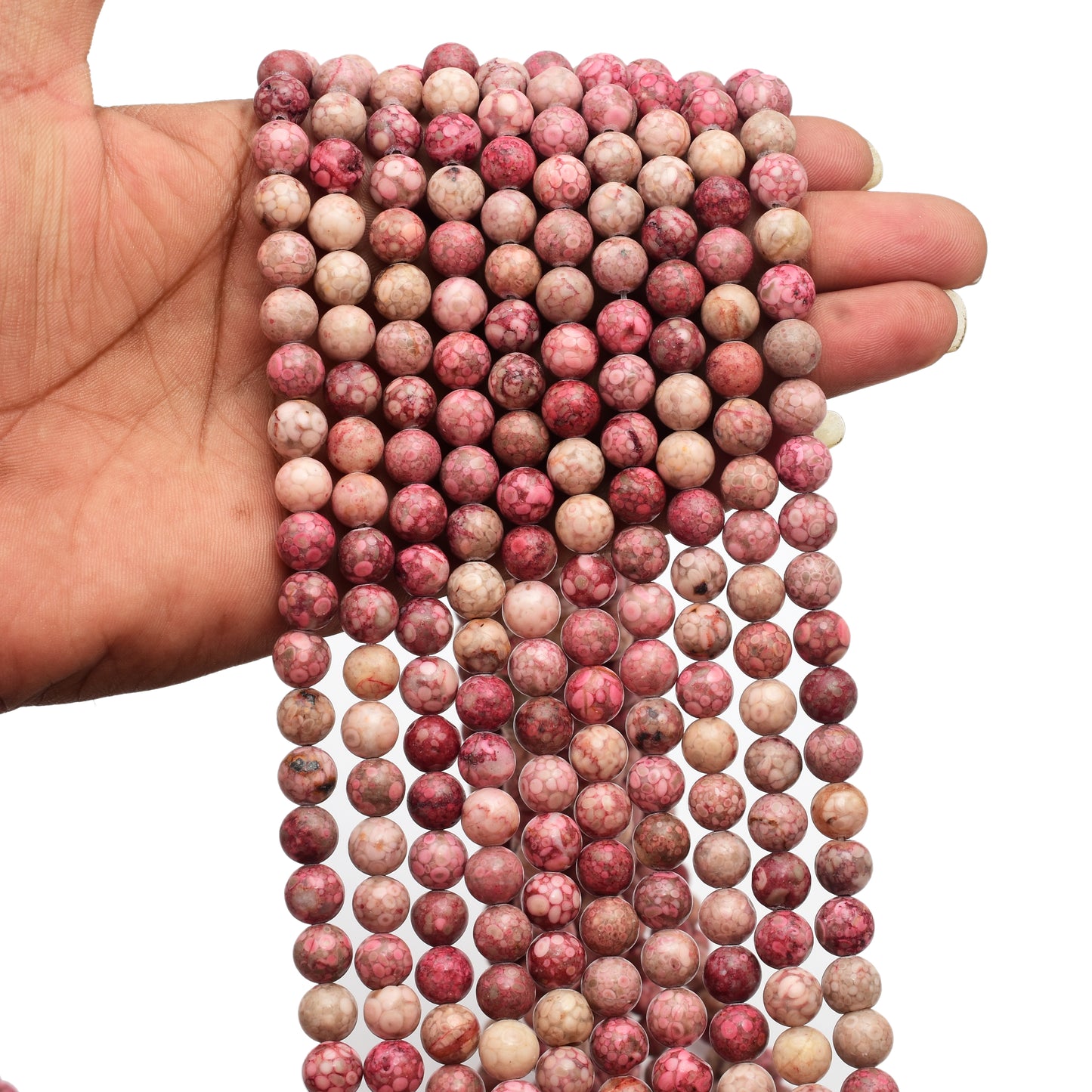 Kamal Gems | Llanite Gemstone Bead Strand, 15"