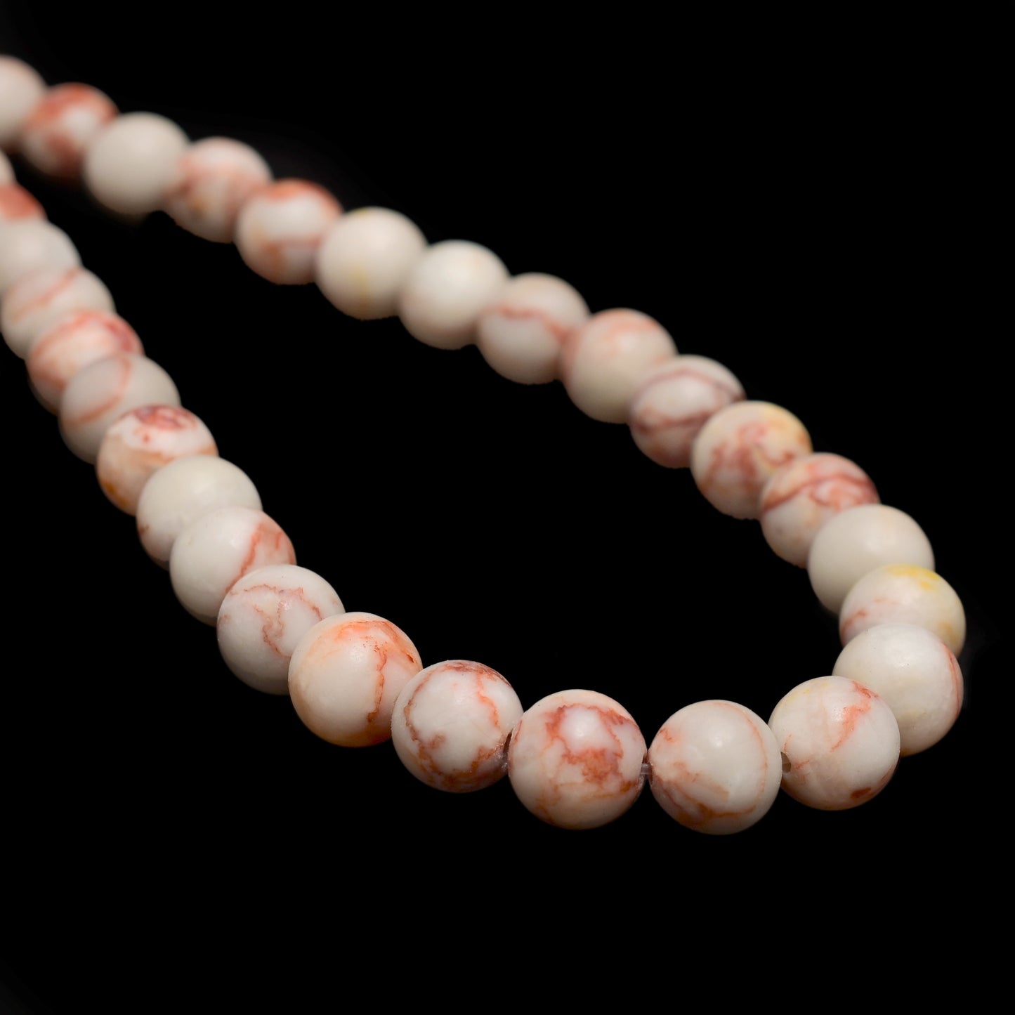 Kamal Gems | Web Jasper Gemstone Bead Strand, 15"