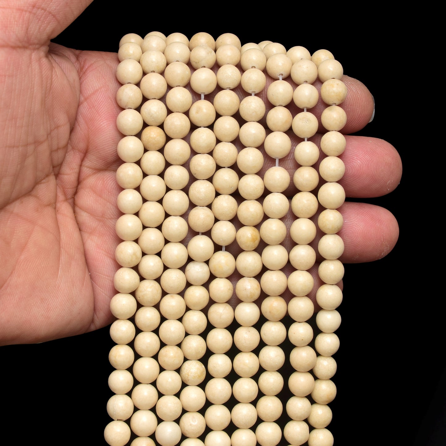 Kamal Gems | Riverstone Gemstone Beads Strand, 15"