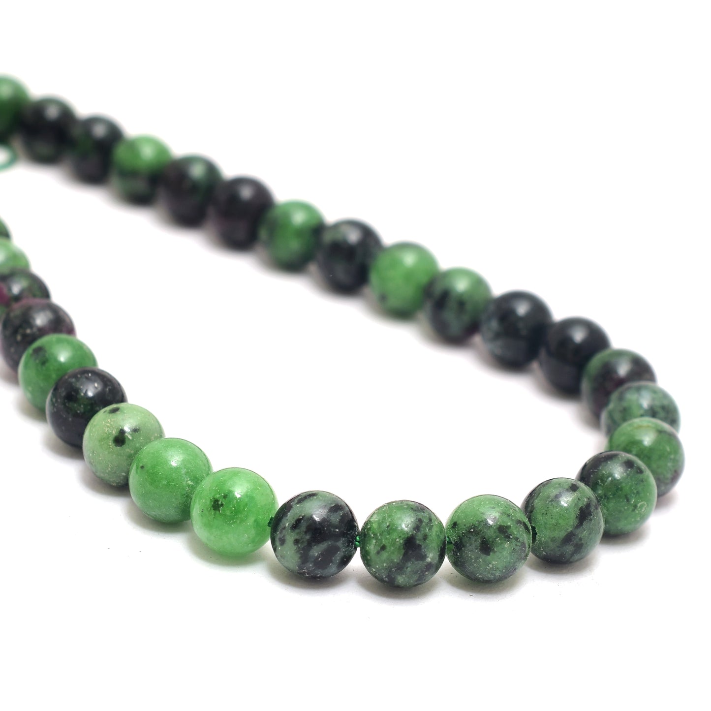 Kamal Gems | Ruby Zoisite Gemstone Bead Strand, 15"