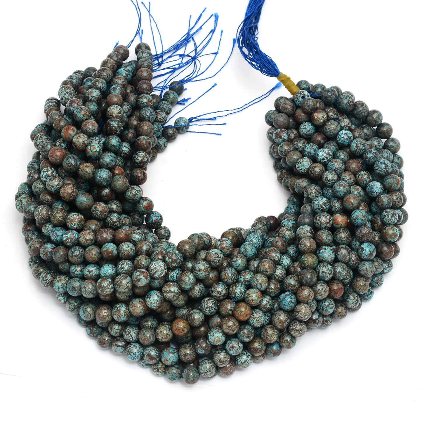 Kamal Gems | Shattuckite Gemstone Beads Strand, 15"