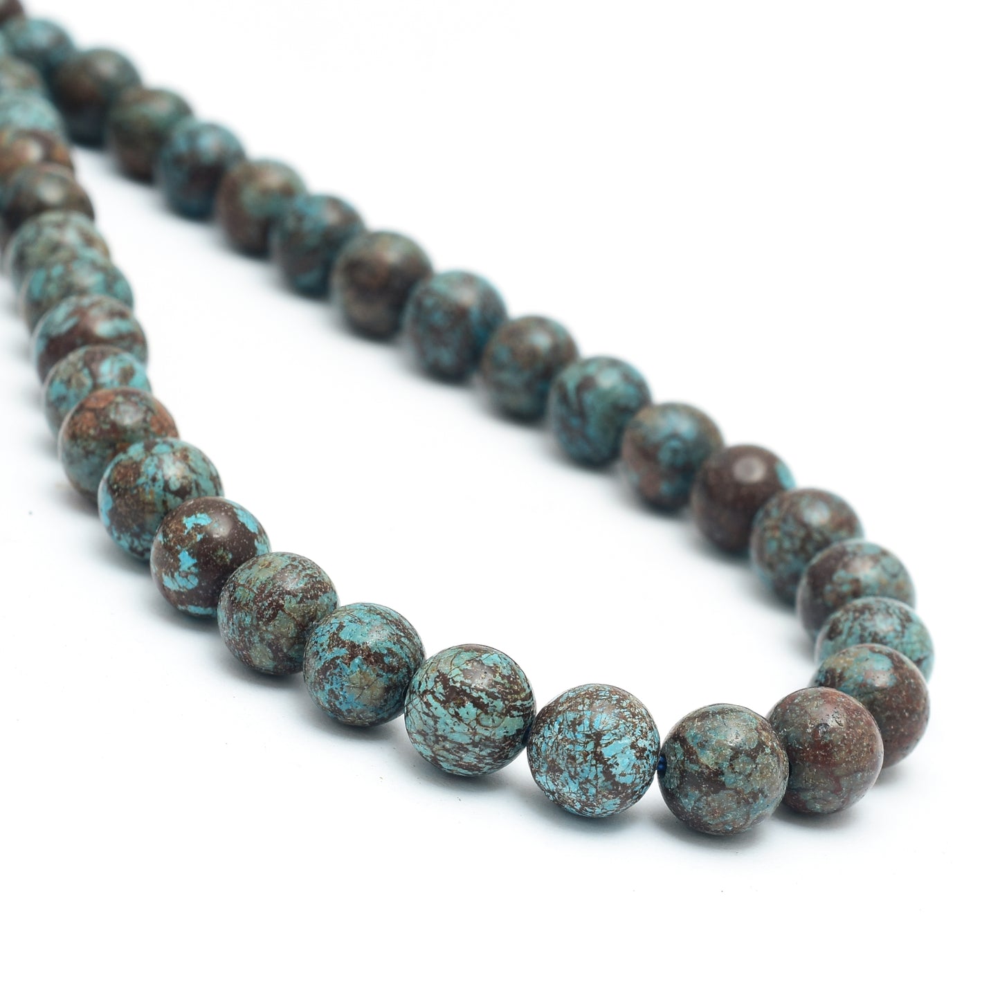 Kamal Gems | Shattuckite Gemstone Beads Strand, 15"