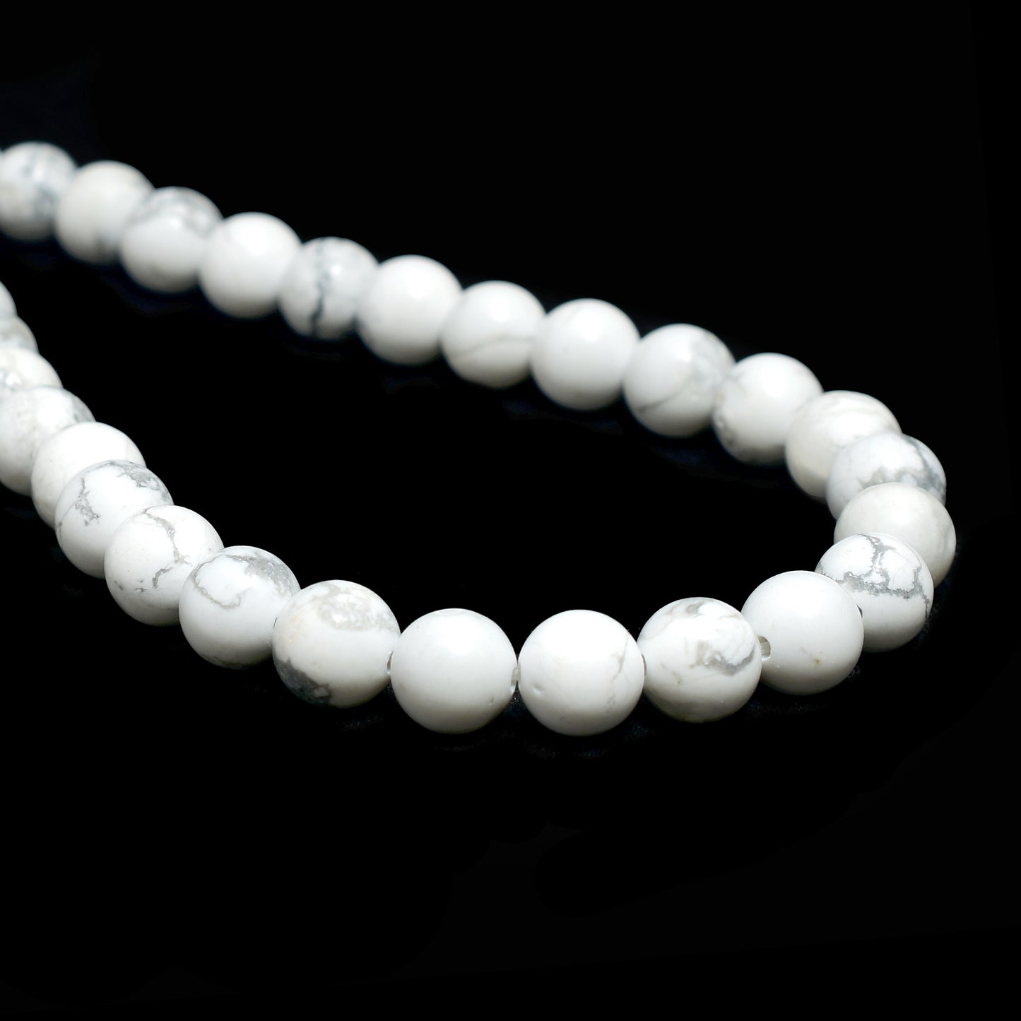 Kamal Gems | Howlite Gemstone Bead Strand, 15"