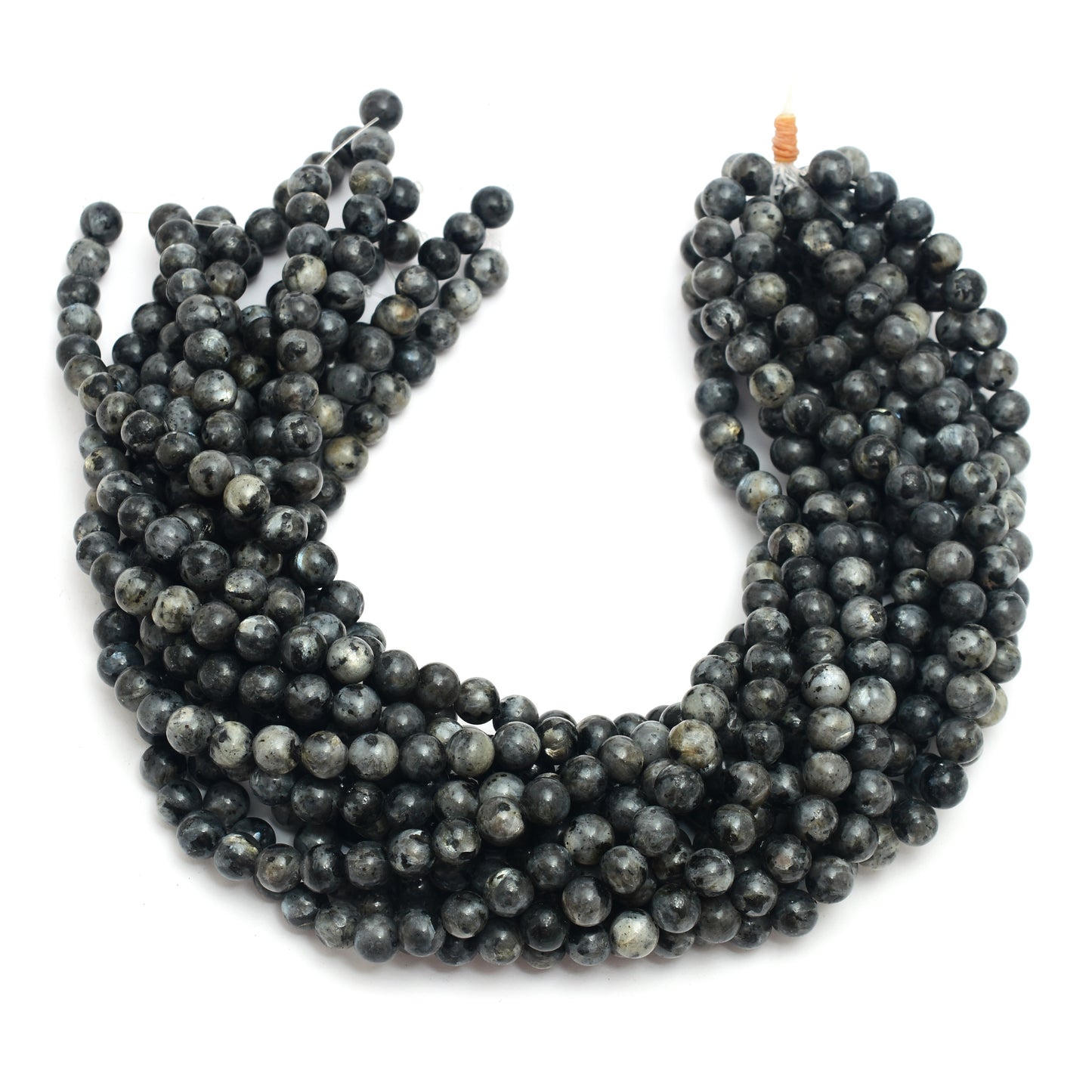 Kamal Gems | Larvikite Gemstone Bead Strand, 15"