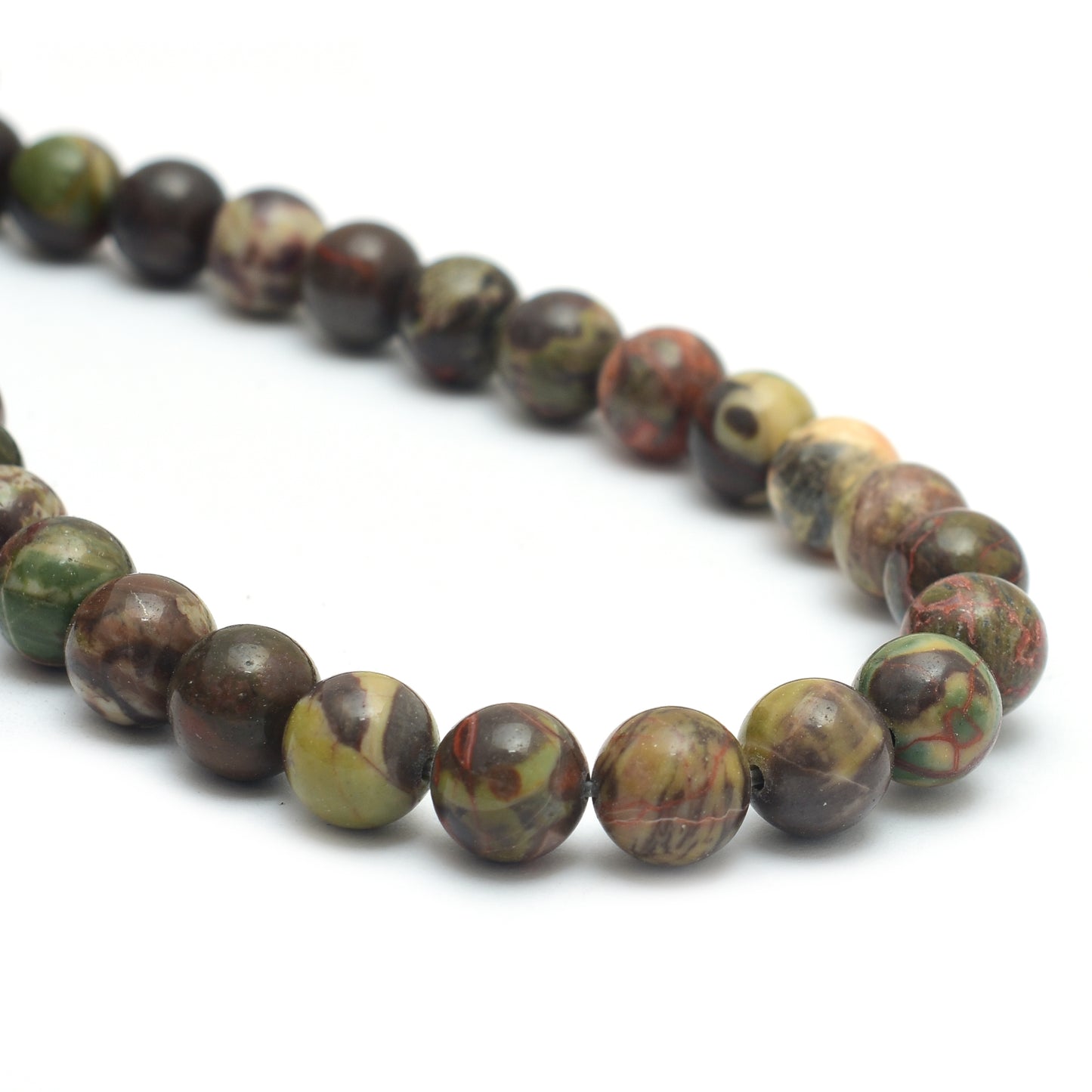 Kamal Gems | Rhyolite Gemstone Beads, 15"